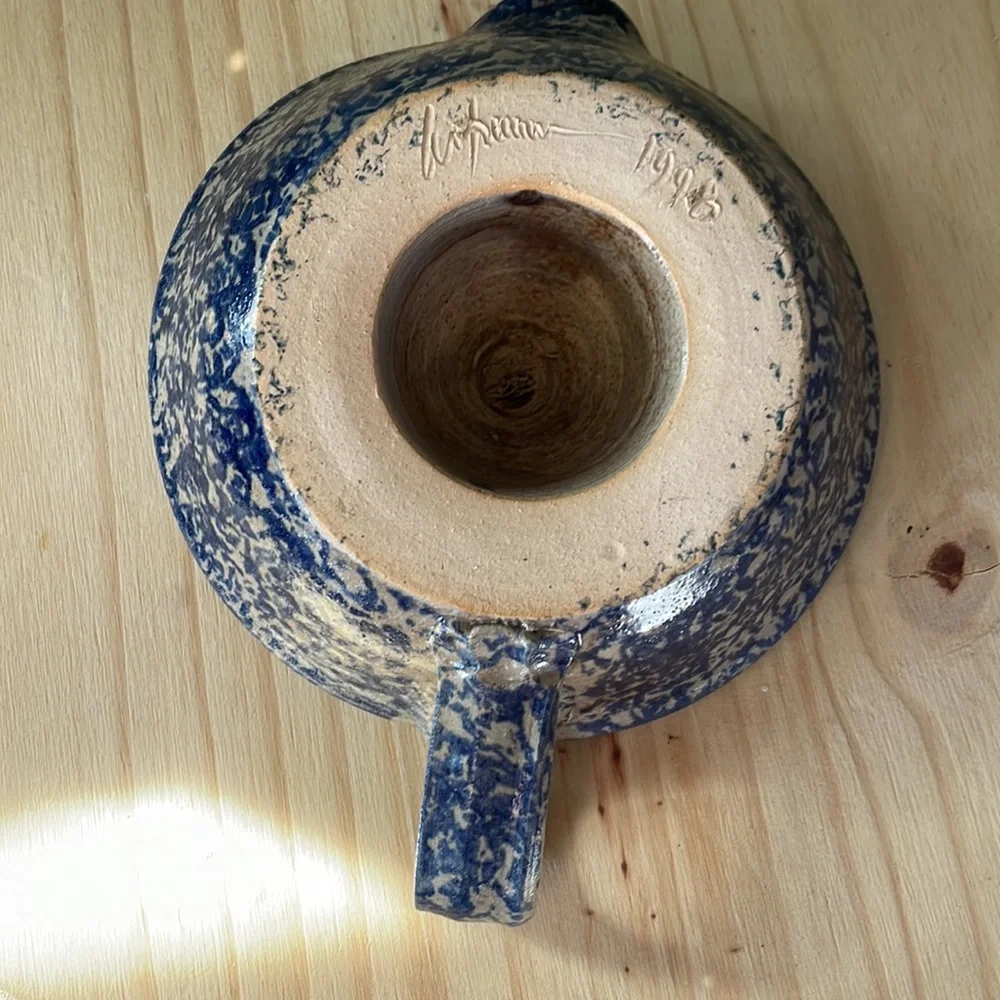 Vintage 1998 Juicer Pottery Citrus Juicer bowl - Picture 4 of 9